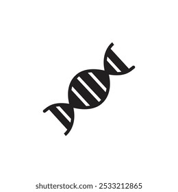 Ícone do DNA Ilustração de linha plana