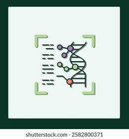 DNA Icon: Genetic Code Visualization and Analysis