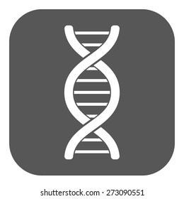 Dna Icon Genetic Symbol Flat Vector Stock Vector (Royalty Free ...