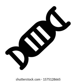 DNA icon glyph vector design
