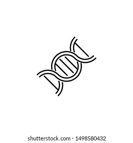DNA icon, illustration design template