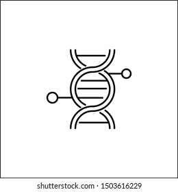 dna icon, illustration design template