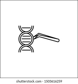 dna icon, illustration design template