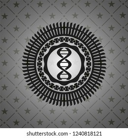 dna icon inside dark badge