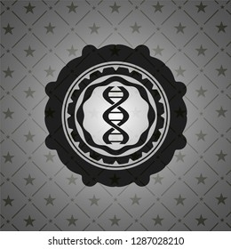 dna icon inside dark badge