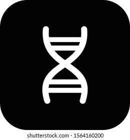 Dna icon isolated on abstract background
