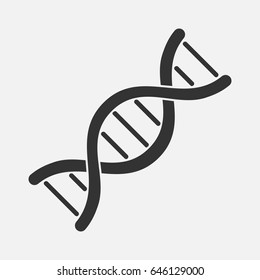 DNA Icon Isolated on background. Vector illustration, eps 10
