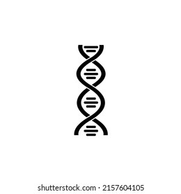 DNA icon isolated on white background. Vector illustration