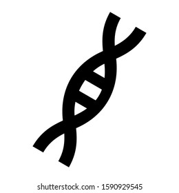 dna icon isolated sign symbol vector illustration - high quality black style vector icons

