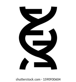dna icon isolated sign symbol vector illustration - high quality black style vector icons
