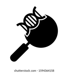 DNA icon isolated sign symbol vector illustration - high quality black style vector icons
