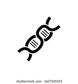 dna icon isolated white background.