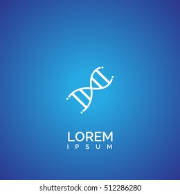 dna icon. dna logo
