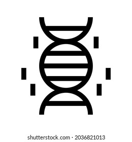 dna icon or logo isolated sign symbol vector illustration - high quality black style vector icons
