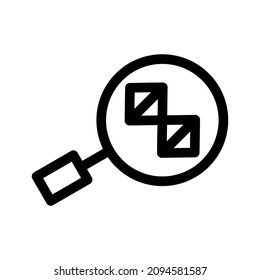 dna icon or logo isolated sign symbol vector illustration - high quality black style vector icons
