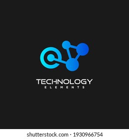 dna icon, dna logo, nano technology logo vector eps 10