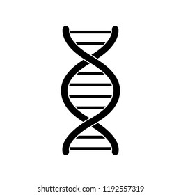 DNA icon, logo on white background