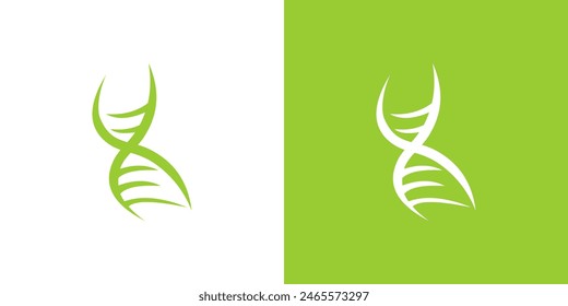 DNA icon logo vector lab genetic science cell symbol
