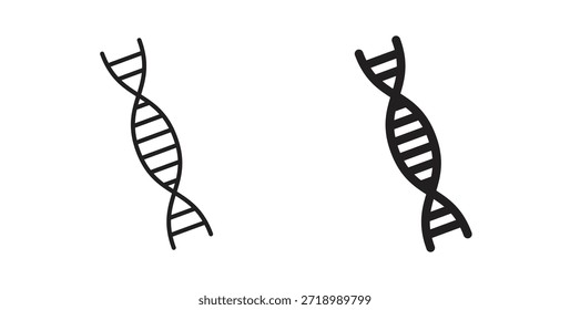 DNA icon for mobile app, editable designs