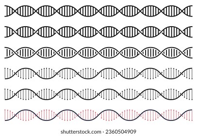 DNA-Symbol auf weißem Hintergrund