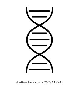 Dna icon on white background vector
Vector icon