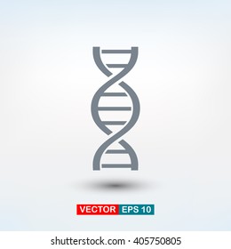DNA icon. One of set web icons