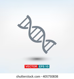 DNA icon. One of set web icons