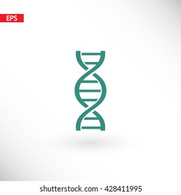 DNA icon. One of set web icons