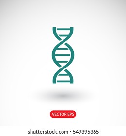 DNA icon. One of set web icons