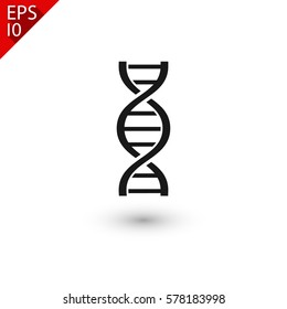 DNA icon. One of set web icons