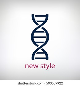 DNA icon. One of set web icons