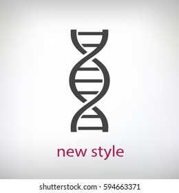 DNA icon. One of set web icons