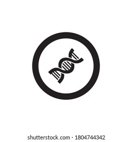 DNA icon, science icon vector
