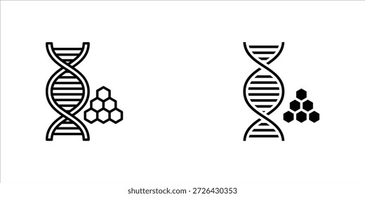 Dänensymbol setzt mehrere Stilkollektion, Vektorgrafik auf weißem Hintergrund