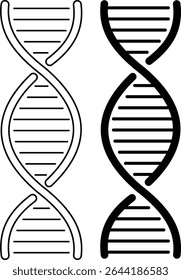 DNA icon set. Polygonal wireframe DNA molecule. Medical science, genetic biotechnology, chemistry biology, gene cell concept vector illustration isolated background. Innovation technology concept