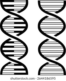 DNA icon set. Polygonal wireframe DNA molecule. Medical science, genetic biotechnology, chemistry biology, gene cell concept vector illustration isolated background. Innovation technology concept