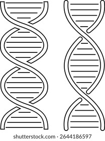 DNA icon set. Polygonal wireframe DNA molecule. Medical science, genetic biotechnology, chemistry biology, gene cell concept vector illustration isolated background. Innovation technology concept