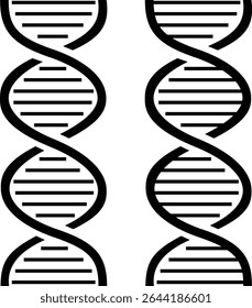 DNA icon set. Polygonal wireframe DNA molecule. Medical science, genetic biotechnology, chemistry biology, gene cell concept vector illustration isolated background. Innovation technology concept