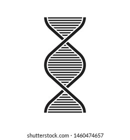 DNA Icon Set Science and Medical Technology Concept Vector Illustration