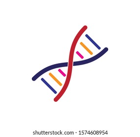 DNA icon sign vector logo illustration