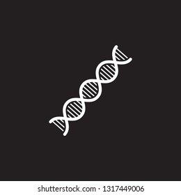 DNA icon. Simple element illustration. DNA symbol design from Pregnancy collection set. Can be used in web and mobile