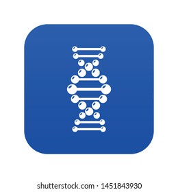 Dna icon. Simple illustration of dna vector icon for web