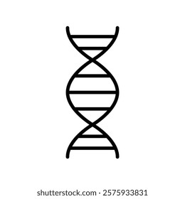 DNA icon simple vector symbol
