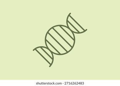 DNA icon. Suitable for medical projects. Line icon, perfect for UI, mobile apps, websites, presentations, and infographics. Fully editable and optimized for digital and print use