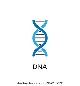 DNA icon. DNA symbol design. Stock - Vector illustration can be used for web