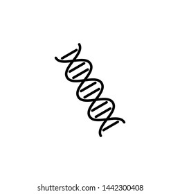 dna icon, symbol design template