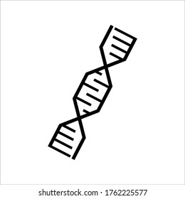 DNA icon symbol vector illustration sign