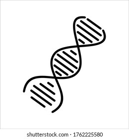 DNA icon symbol vector illustration sign