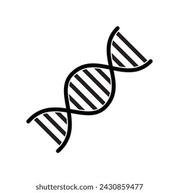 DNA icon symbol vector on white background eps 10