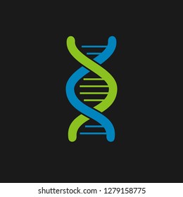 DNA icon, Symbols vector